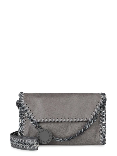 Shop Stella Mccartney Falabella Crossbody Bag In Grey