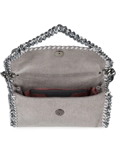 Shop Stella Mccartney Falabella Crossbody Bag In Grey