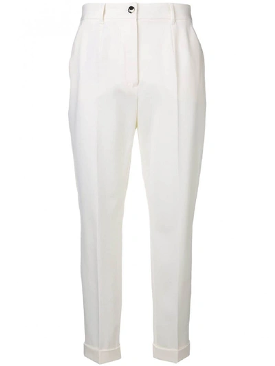 Shop Dolce & Gabbana Wool Skinny Trousers