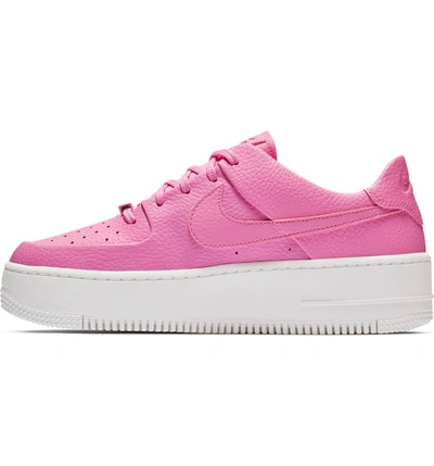 Nike Air Force 1 Sage Low Platform Sneaker In Psychic Pink/ White | ModeSens