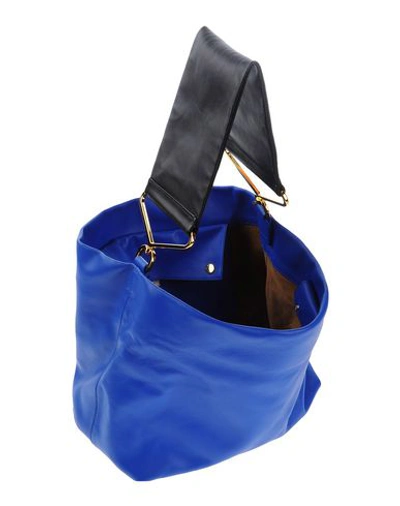 Shop Marni Handbags In Blue