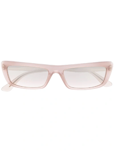 Shop Vogue Eyewear X Gigi Hadid Square Shaped Sunglasses In Neutrals
