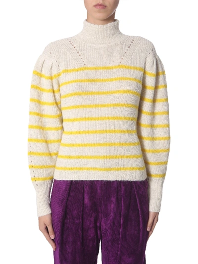 Shop Isabel Marant Étoile "georgia" Sweater In Yellow