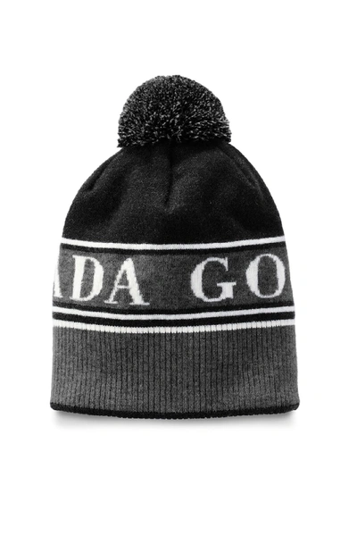 Shop Canada Goose Black Wool Hat