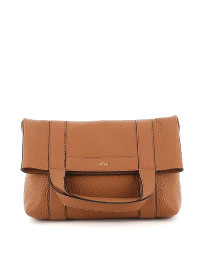 Shop Hogan Brown Leather Handbag