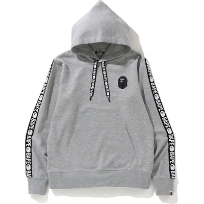 Pre-owned Bape  Double Knit Wide Pullover Hoodie Grey