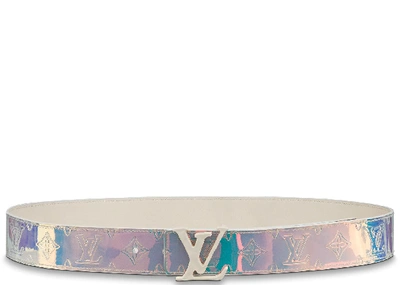 Louis Vuitton LV Shape Belt Monogram 40MM Prism in PVC with White - US