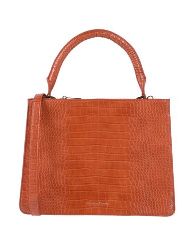Shop Christian Lacroix Handbag In Tan