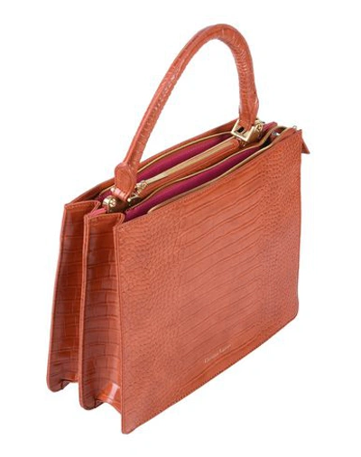 Shop Christian Lacroix Handbag In Tan