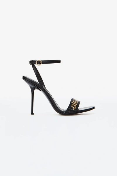 Shop Alexander Wang Jane Logo Sandal In Black