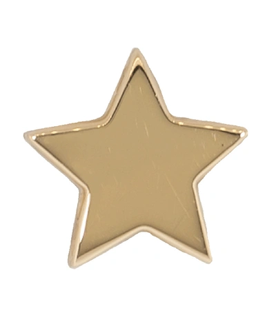 Shop Andrea Fohrman Single Solid Gold Star Stud In Rosegold