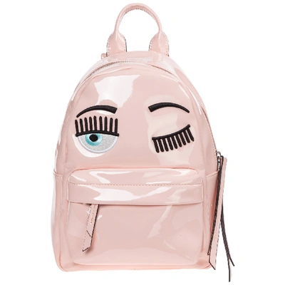 Shop Chiara Ferragni Women's Rucksack Backpack Travel  Flirting In Pink