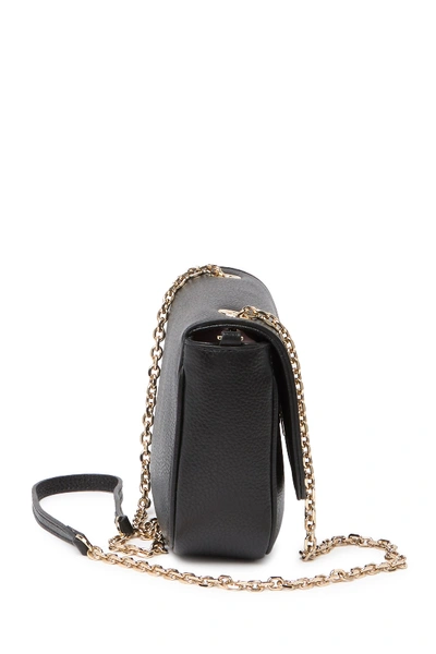 Shop Coccinelle Small Leather Crossbody Bag In Noir