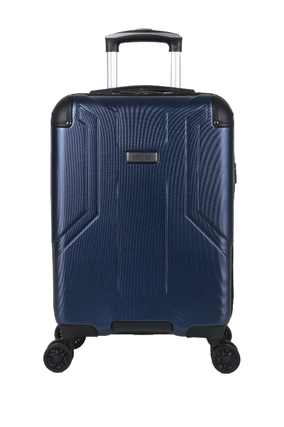 Shop Kenneth Cole 24" Elmhurst Expandable 8-wheel Upright Spinner Suitcase In Navy