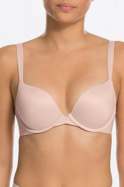 Shop Spanx Pillow Cup Signature Push-up Plunge Bra In Rsy Pnk/rosebud