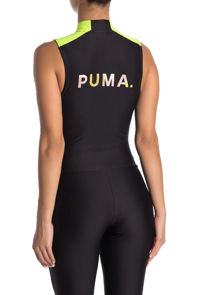 Shop Puma Chase Bodysuit In Black