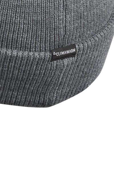 Shop Adidas Originals Team Issue Fold Beanie In Med Grey