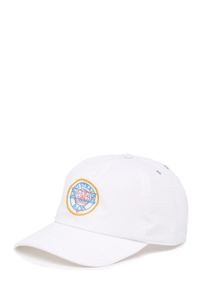 Shop Levi's Patched Nylon Baseball Cap In White