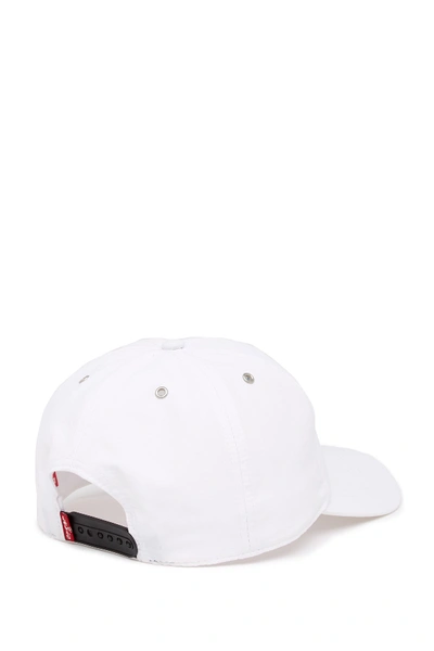 Shop Levi's Patched Nylon Baseball Cap In White