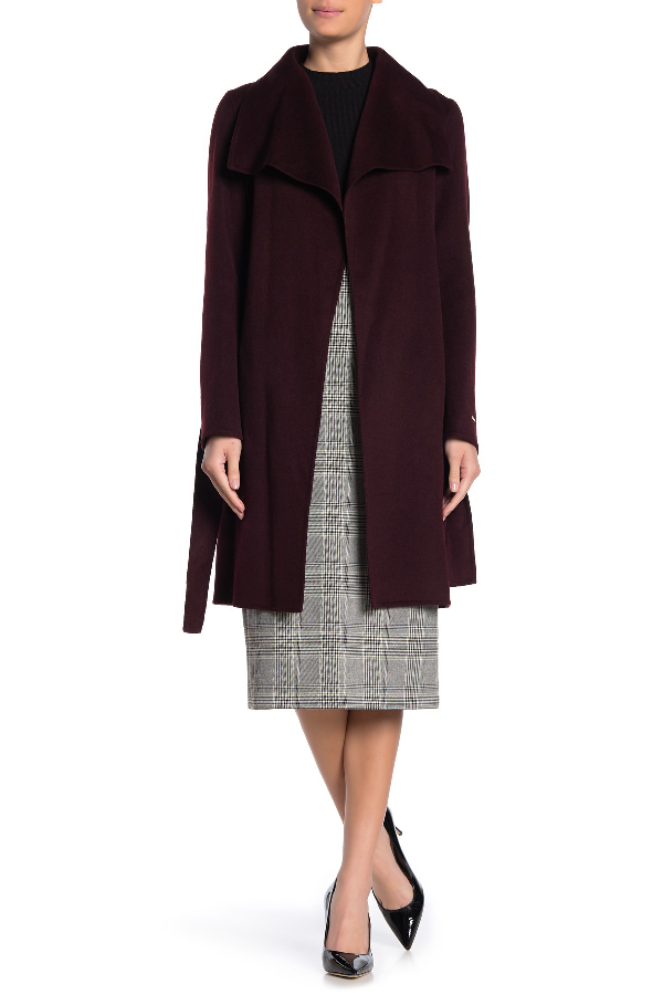 tahari ellie wrap coat