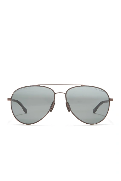 Shop Hugo Boss Aviator 59mm Sunglasses In 02p4-m9