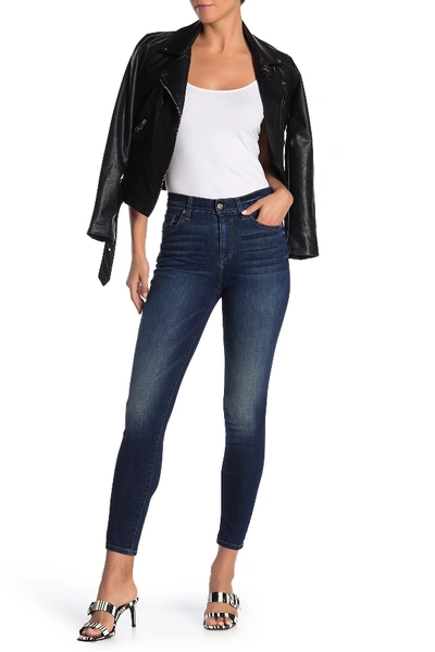 Shop 7 For All Mankind High Waist Ankle Skinny Jeans In Moreno