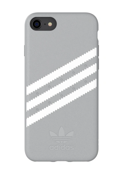 Shop Adidas Originals Grey Moulded Suede Iphone 6/6s/7/8 Case