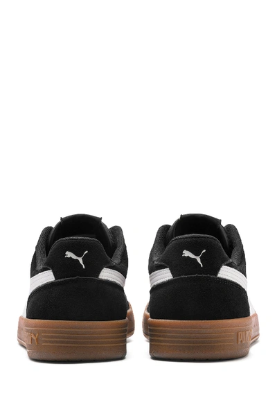 Shop Puma Caracal Suede Sneaker In Black