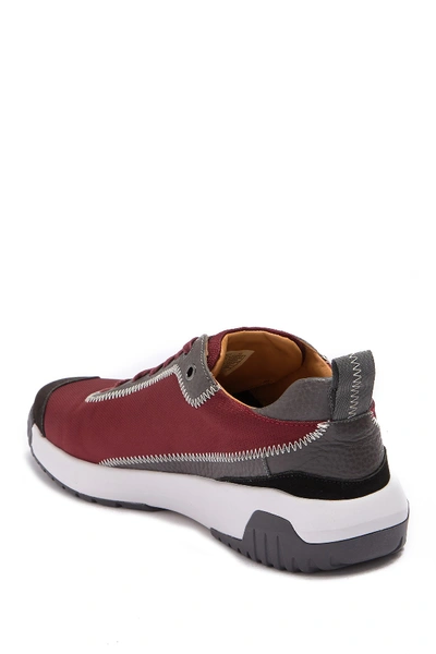 Shop Hugo Boss Storm Runner Sneaker In Dk Rd