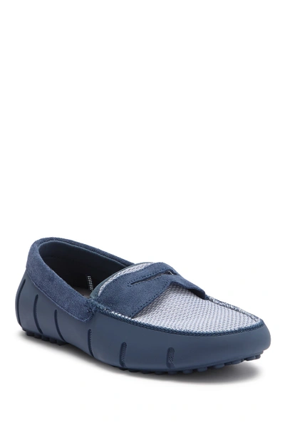 Shop Swims Penny Lux Loafer In Slate/white