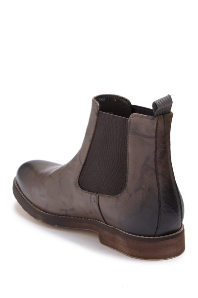 Shop English Laundry Marcus Leather Chelsea Boot In Grey