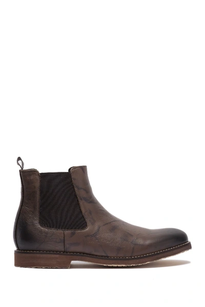 Shop English Laundry Marcus Leather Chelsea Boot In Grey