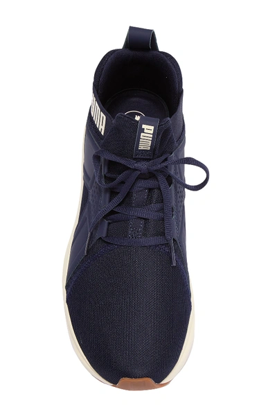 Shop Puma Enzo Premium Mesh Sneaker In Blue