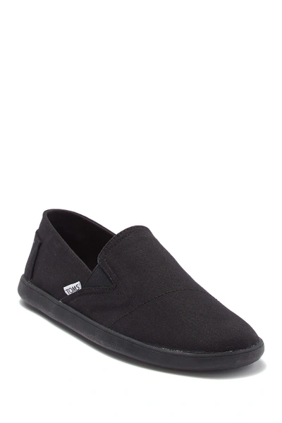 Shop Toms Pico Canvas Sneaker In Black