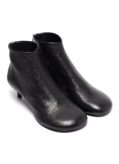 Shop Jil Sander Kitten Heel Ankle Boots