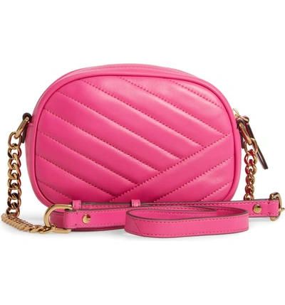 Shop Tory Burch Kira Camera Bag - Pink In Crazy Pink