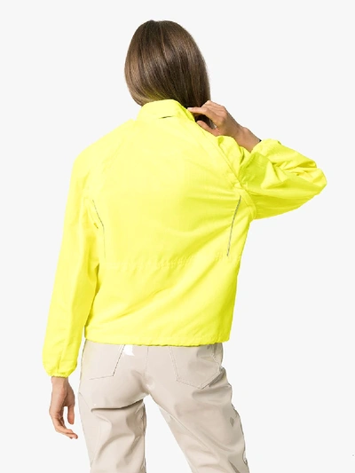 Shop Marine Serre Fluorescent Track Jacket In Yellow