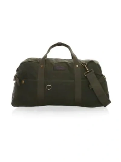 Shop Barbour Gamefair Holdall Duffel Bag In Olive