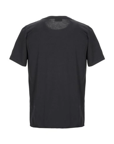 Shop Saint Laurent Man T-shirt Black Size Xl Cotton