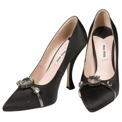 Pre-owned Miu Miu Black Heels