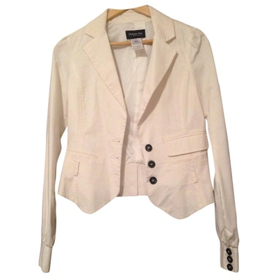 Pre-owned Patrizia Pepe White Jacket