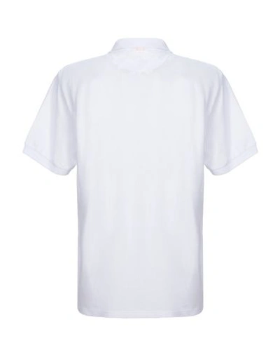 Shop Sun 68 Polo Shirts In White
