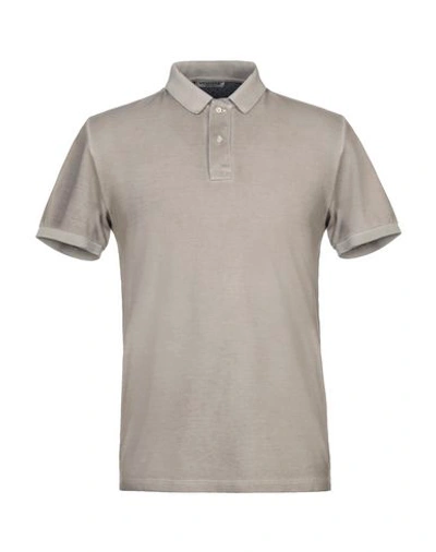 Shop Vengera Polo Shirt In Dove Grey