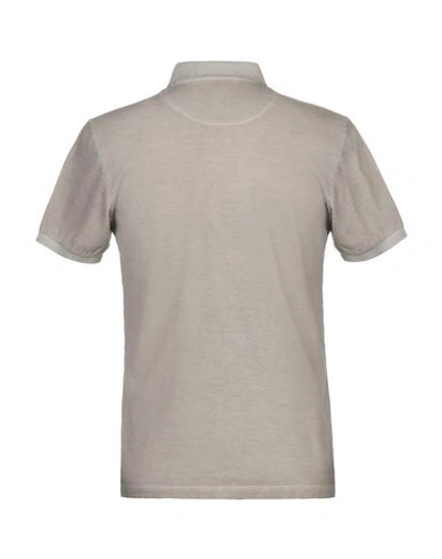 Shop Vengera Polo Shirt In Dove Grey