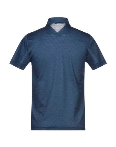 Shop Vengera Polo Shirt In Blue