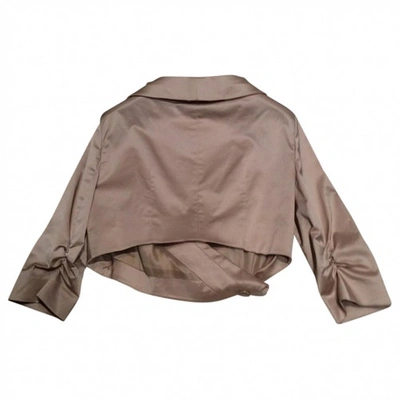 Pre-owned Patrizia Pepe Beige Jacket