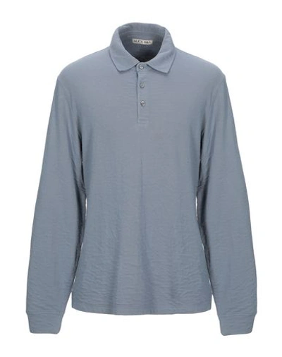 Shop Alex Mill Polo Shirt In Slate Blue