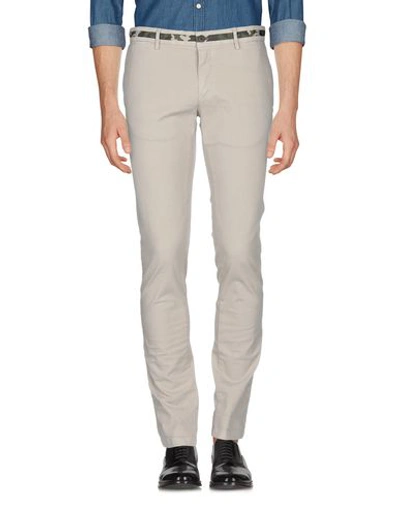 Shop Mason's Man Pants Light Grey Size 42 Cotton, Elastane