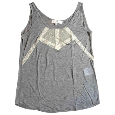 Pre-owned Sandro Tank Top In Grey