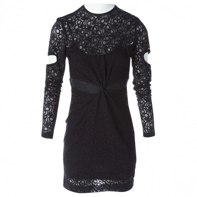 Pre-owned Preen By Thornton Bregazzi Mini Dress In Black